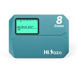 HiOazo Smart WiFi Sprinkler Controller, 8 Zones Indoor Automatic Irrigation System, Built-in Non-Volatile Memory, App Monitoring, Seasonal Adjust and Rain Sensor