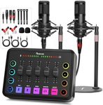 Podcast Equipment Bundle for 2, RGB