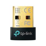 TP-Link USB Bluetooth Adapter for PC, 5.3 Bluetooth Dongle Receiver (UB500) Supports Windows 11/10/8.1/7 for Desktop, Laptop, Mouse, Keyboard, Printers, Headsets, Speakers, PS4/ Xbox Controllers.