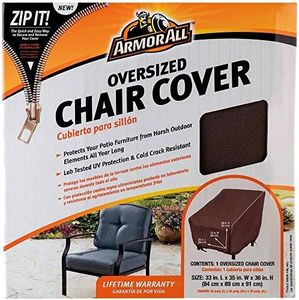 Armor All 33 x 35 x 36 Chair Cover, Brown