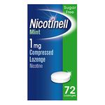 Nicotinell 1 mg Mint Nicotine Lozenges - Pack of 72 Lozenges