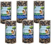 JCs Wildlife All Season Blend Premium Bird Seed Small Cylinder, 1.75 lb (6 Cylinder)