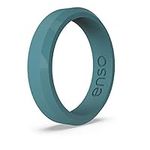 Enso Rings Bevel Thin Silicone Wedd