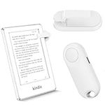 Sycelu RF Remote Control Page Turner for Kindle Paperwhite Accessories Ipad Reading Kobo Surface Comics/Novels iPhone Tablets Android Taking Photos Camera Video (White, 5.5 * 3.9 * 1.26inch)