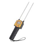 Portable Hay Moisture Meter, Precise Hay Moisture Tester with Probe & Voice Broadcast, Digital Grain Moisture Meter for Cereal Straw, Bran, Forage Grass, Ensuring Hay Quality