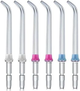 6 Varillas de Boquillas de Repuesto para Hilo Dental, Boquillas de Repuesto para Irrigador, Puntas de Repuesto para Hilo Dental, para Dientes Limpios Diseñados y Encías Saludables