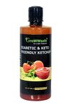 Growwsafe Tomato Ketchup (500Ml)|No Afrificial Sugar Tomato Ketchup|Low Calorie|No Artificial Colors & Flavours|Tangy & Sweet Healthy Sauce|Ultra Low-Carb & Ultra Low-Gi|Tomato Sauce|Keto Friendly