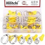 Hilitchi 40 Piece 8-29mm Key-Type Adjustable Hose Clamp Assortment Kit