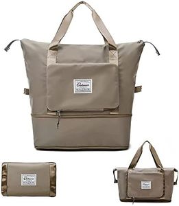 Orshawer Large Capacity Folding Travel Bag, Portable Lightweight Carry on Bag, Dry and Wet Separation Sports Duffel Bags