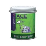 Asian Paint Ace Exterior Emulsion - Durable Weather-Resistant Wall Finish, Anti-Algal Protection, Water-Based Paint for Superior Coverage (10L) White