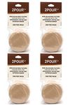 1400x (4 Packs) Reusable Replacement Paper Filters for Use with The Aeropress® Coffee Maker/Aeropress® Go - Vegan Non Bleached Natural - 2POUR®