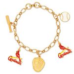 Wincraft MLB St. Louis Cardinals 71243061 Bracelet with Charms Clamshell