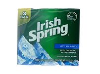 Irish Spring Icy Blast Deodrant soap pack of 3 bars, 318.93g