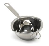 RSVP International Double Boiler Collection Stainless Steel, Dishwasher Safe, 2 Cup