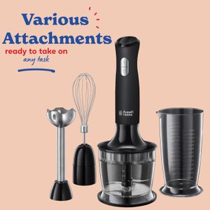 Russell Hobbs 3-in-1 Hand Blender – Multi-Function Kitchen Mixer