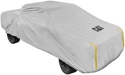 Caterpillar CAT Workforce Pickup Truck Cover - Waterproof All Weather Outdoor Car Cover 6-Layer Tough Protection for Winter Summer Rain Wind UV Snow for Full Size Extended Cab