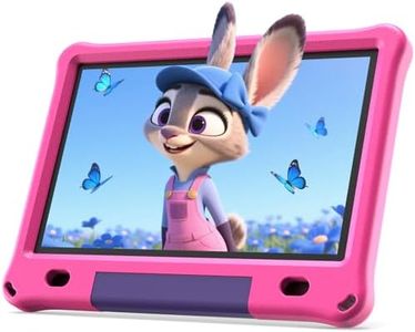 VOLENTEX 10 Inch Kids Tablet with Case, 10'' Android 15 Tablet for Age 3-12, 6GB RAM 64GB ROM, Parental Control, Educational Games Pre-Installed, Dual Camera, 6000mAh, Bluetooth