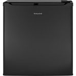 Hotpoint Mini Fridge with Freezer | 1.7 Cubic Ft. | Single-Door Design with in-Door Can Rack & Small Freezer | Small Refrigerator for The Garage, Dorm Room, or Bedroom | Energy Star Certified | Black