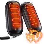 Hand Warmers - 14000mAh Hand Warmers Rechargeable 2 Pack Up to 36Hrs Warmth with LED Display & LED Light Heating Max 131℉, Electric Hand Warmers Reusable Pocket Heater for Golf, Raynauds, Camping