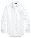 Polo Ralph Lauren Mens Classic Long Sleeve Oxford Shirt, Ralph Lauren Bsr White., XX-Large