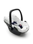 Dooky Seat Cover/ Protector, Universal Size, Fits Most Baby Car Seats with 3- and 5-Point Belt System, 95 Percent Cotton and 5 Percent Lycra, Easy to Install and Wash, Group 0+ yrs, Tuscany