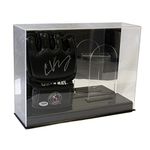 New Double UFC MMA Fight Glove Display Case with Mirror and Stands