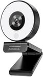 papalook 1080P Webcam with Ring Lig