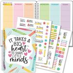 Colorful Undated Teacher Planner 2024-2025 - Homeschool Planner, Teacher Lesson Planner 2024-2025, Teacher Lesson Plan Book, Lesson Planner Book for Teacher, Teacher Planner Undated, Teacher Plan Book