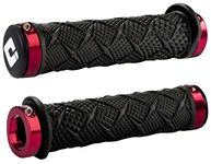 ODI J30XTB-R ATV Xtreme Lock-On Grips - Black - Red Clamp