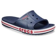 crocs unisex-adult Bayaband Slide NAVY/PEPPER Slide Sandal - 7 UK Men/ 8 UK Women (M8W10) (205392-4CC)