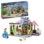 LEGO Friends Heartlake City Café Toy for Kids, Bakery Building Set, Birthday Gift Idea for 6 Plus Year Old Girls and Boys, with 3 Mini-Dolls and a Dog Figure 42618