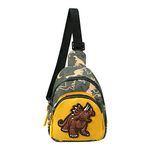 Dinosaurs Fanny Pack, Waist Bags for Kids,Lightweight Chest Bag,Canvas Shoulder Bags Sling Pocket,Toddlers Bum Bag Cute Cartoon Belt Bag Mini Bag, Hip Pouch Bags for Teens Boys Girls