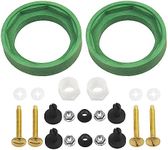 2 Pack 3'' Toilet Tank to Bowl Coupling Kit, Fits for American Standard Champion 4 Toilet Parts AS738756-0070A, Includes Gasket, Bolts and Other Essential Parts for Most 3 Inch Flush Valve