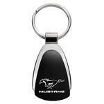 Ford Mustang Black Tear Drop Key Chain