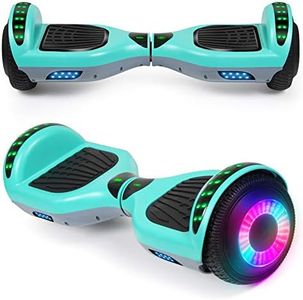 SISIGAD A12 Mixed Color Hoverboard, with Bluetooth and Colorful Lights Self Balancing Scooter