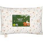 Toddler Pillow with Pillowcase - 33x45 My Little Cuddly Pillow, Viscose Derived from Bamboo Nursery Toddler Pillows for Sleeping,Kids Pillow,Small Travel Pillows,Mini Toddler Bed Pillow (Flora Vale)