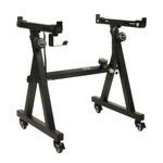 Kadence NK02B Jamming Series 7.5kg Z-Style Keyboard Stand with Wheels | Heavy-Duty Frame & Lockable Wheel System | Wide Z-Frame Design | Ideal for Stage Performance & Jamming | Matte Black Finish