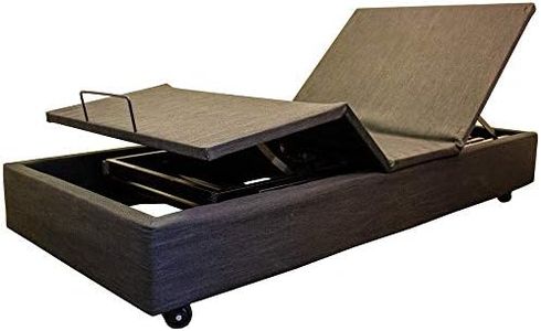 Platinum Health WallHugger Premium Electric Adjustable Bed Base with Variable Height High-Low Positioning and Wall Hugger Feature. Twin XL, Includes Free Siderails. (Bed Base only)