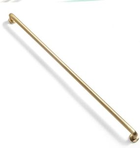 Goo-Ki Champagne Bronze Cabinet Pulls, 18 Inch Heavy Duty Zinc Alloy Handles for Large Pantry, Modern Drawer Hardware for Kitchen and Wardrobes, 6 Pack