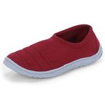 DOCTOR EXTRA SOFT Memory Foam Women's Casual Shoes Shoes For Walking Gym Training,Casual, Sports,Slip-On,Lightweight Lace Up Athletics Slipon Running Sneaker For Ladies And Girls Maroon, Size_8