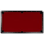 Hathaway Championship Saturn II Billiard Cloth Pool Table Felt, 8-Feet, Burgundy