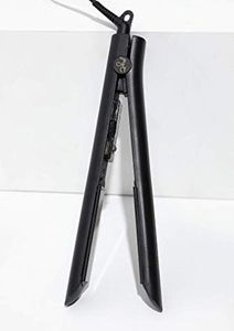 Luxe Digital Hair Straightener 1’’ Ceramic Flat Iron For Professional Styling.30 Minute Auto Shut-off, Dual voltage 110/240, Led Temperature Indicator, for Straighten, Curl or Wave. (BLACK)