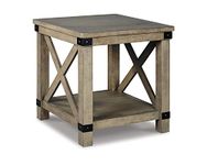 Signature Design by Ashley - Aldwin Rectangular End Table, Pine Wood