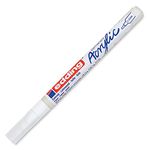 edding 5300 white - 1 paint marker pen - fine round nib 1-2mm - for drawing on canvas, art paper and wood - acrylic markers for pebbles, waterproof