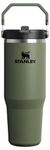 Stanley IceFlow 2.0 Flip Straw Tumbler with Handle 30 oz | Twist On Lid and Flip Up Straw | Leakproof Water Bottle | Insulated Stainless Steel | BPA-Free | Dried Pine