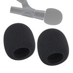 WIBOND SM58 Windscreen - Mic Foam Cover Pop Filter Customized for Shure SM58 Microphone Reduce Wind Noises (2 PCS)