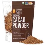 LIVfit Superfood Organic Cacao Powder - 100% Raw Organic Cacao Powder, Enjoy A Delicious And Guilt-Free Chocolate Superfood, Good Source of Vitamin C, Produced by BetterBody Foods - 1 lb