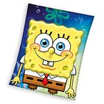 Spongebob Fleece Throw Blanket for Kids - Super Soft & Comfy Naptime Blanket - Cozy Blanket for Bed, Couch, Chair & Baby Bed - Plush Baby Blanket for Children, Boys, Girls, Toddlers