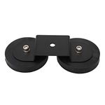 Universal-fit Ultra Strong Power Magnet Mounting Base/Magnetic Mount Holder for LED Offroad Light/Work Light/Offroad Light Bar on Roof/Hood of Trucks & SUVs, w/ Rubber Pad to Prevent Scratches, 1 PACK