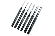 Blue Spot Tools 22443 BlueSpot 6 PCE Parallel Pin Punch, Black, Set of 6 Pieces